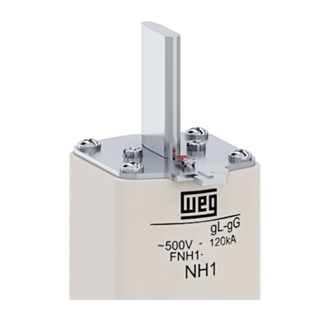 Fusível NH gL/gG Retardado 80a 120kA 500vca FNH1-80U WEG-f204044a-e6f4-43a9-ba02-e1db5d9a58bc
