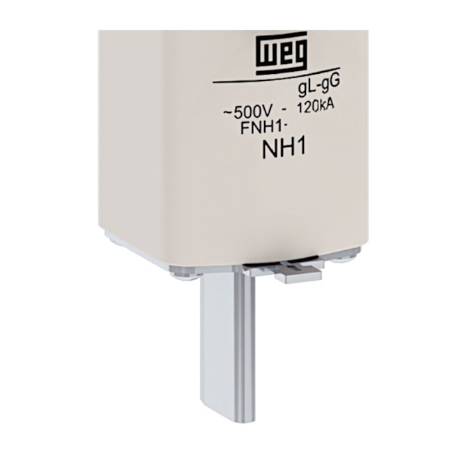 Fusível NH gL/gG Retardado 80a 120kA 500vca FNH1-80U WEG-ab96502a-9e9d-4bfb-949c-44ad3b9b7742