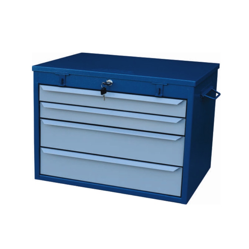 Gabinete com 4 Gavetas Deslizantes 2 Divisórias Azul G4AZ FERCAR