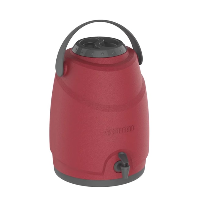 Galão Térmico 12 Litros Vermelho Tripé com Torneira 09000.0018.17 SOPRANO-73d4df75-dd69-4047-9d5b-792438aa8cfc