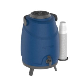 Galão Térmico 9 Litros Azul Tripé com Torneira 09000.0017.55 SOPRANO