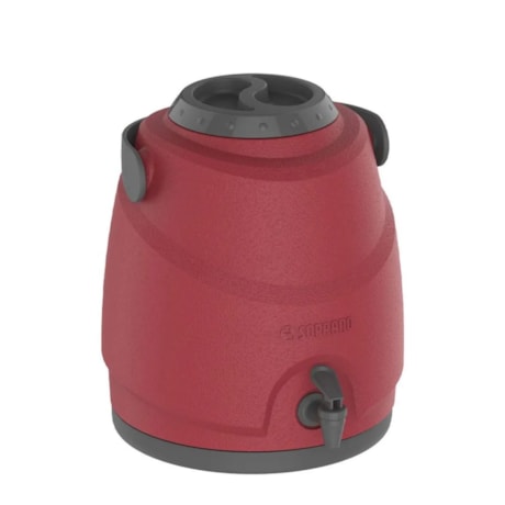 Galão Térmico 9 Litros Vermelho Tripé com Torneira 09000.0017.17 SOPRANO-1f75bbcb-7dce-4604-a7c5-9c0a562d9012