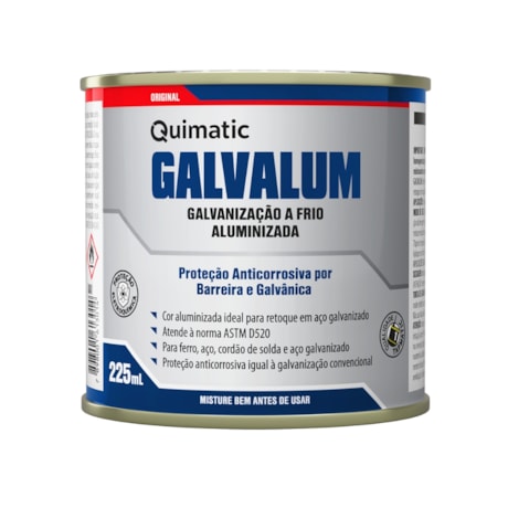 Galvanização a Frio Aluminizada 225ml DA1 QUIMATIC