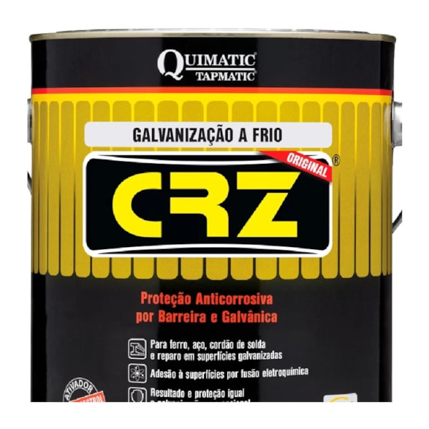 Galvanização Instantânea a Frio CRZ 3,6 Litros DB3 TAPMATIC-d0c5f35f-aa13-4686-8dc2-abd1662fb10b