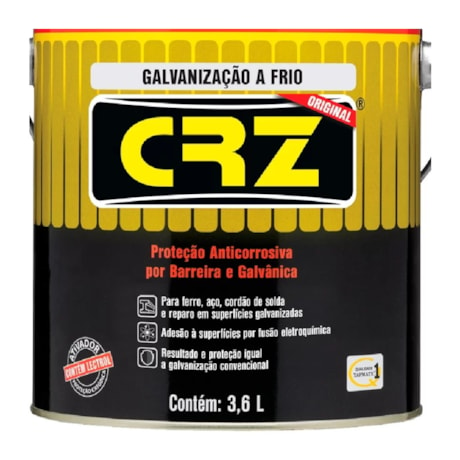 Galvanização Instantânea a Frio CRZ 3,6 Litros DB3 TAPMATIC-6f736c6f-9e9d-4f64-89d3-3d138c0b6642