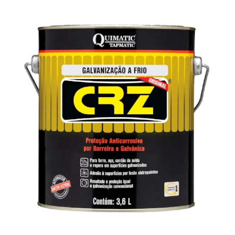 Galvanização Instantânea a Frio CRZ 3,6 Litros DB3 TAPMATIC