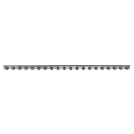 Gancheira de Aço Inox de 1 Metro para Cortina de Solda em Tira 10433310 CARBOGRAFITE