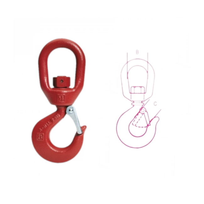 Gancho c/ Olhal Giratório e Trava 5000kg Aço Carbono 8064S ROBUR-19ea5ba2-3bcd-4481-894f-8c2491011683