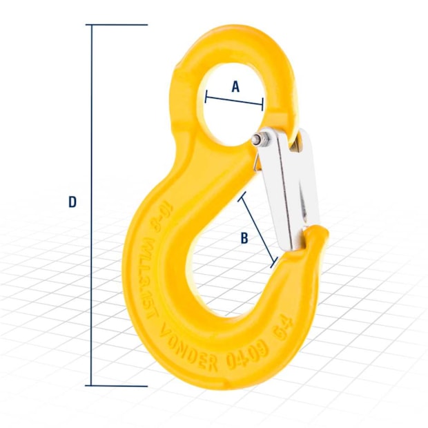 Gancho de Aço 12.5 Toneladas com Olhal e Trava Grau 8 3569100120 VONDER-5e8cf0c9-1cb3-4107-9608-d210fa97ad76