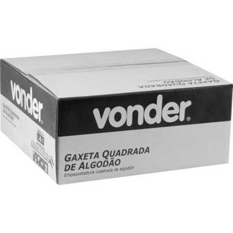 Gaxeta de Algodão Quadrada Ensebada 3/4