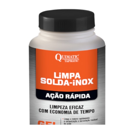 Gel Limpa Solda Decapante para Aço Inox Ação Rápida 850g LT1 TAPMATIC