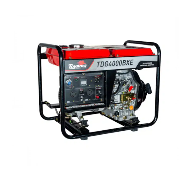 Gerador a Diesel 3.3/3 KVA Monofásico 110/220V 4 Tempos Elétrico/Manual TDG4000BXE TOYAMA-91267f74-3d98-40e4-8cd7-1d39b0f151f3