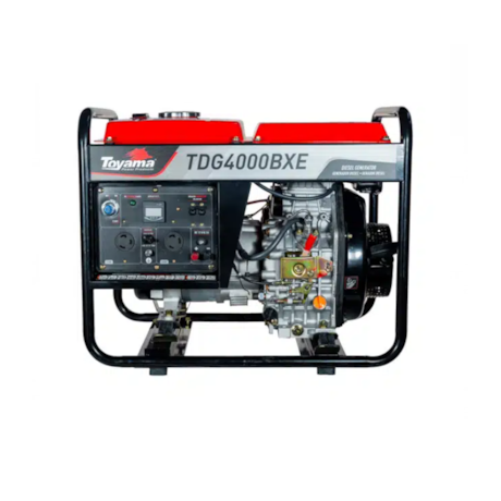 Gerador a Diesel 3.3/3 KVA Monofásico 110/220V 4 Tempos Elétrico/Manual TDG4000BXE TOYAMA-b95ed6f4-555b-4f28-8945-9e65f5f762ed