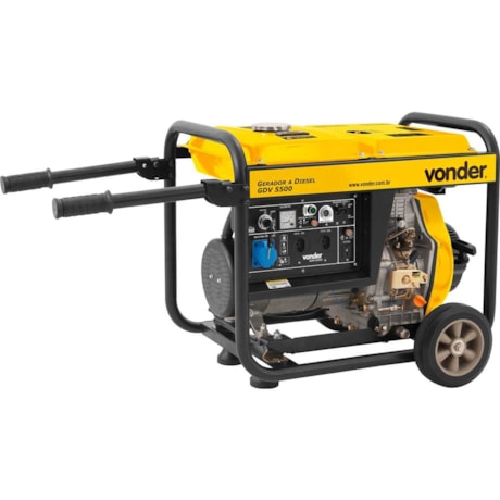 Gerador a Diesel 5.0/5.5 KVA Monofásico 110V/220V GDV 5500 VONDER