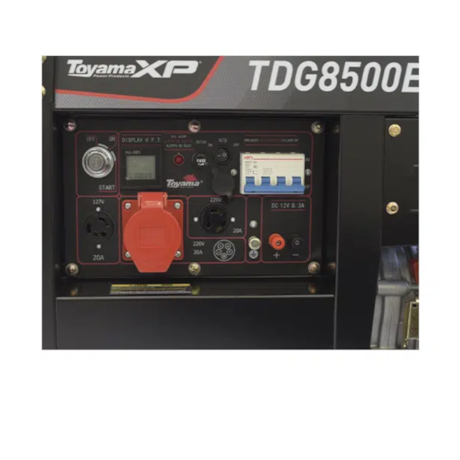Gerador a Diesel 7.5/7 KVA Trifásico 220V e Monofásico 110V 4 Tempos Partida Elétrica e Manual TDG8500E3DXP TOYAMA-9518840b-c5a8-455e-9148-5b919a19afb3