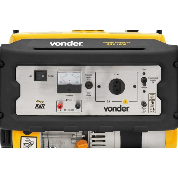 Gerador a Gasolina 0.9/1.0 KVA 1.000W Monofásico GGV 1000 VONDER-2e7d38aa-a2de-4a13-a989-4fa6d8f639aa