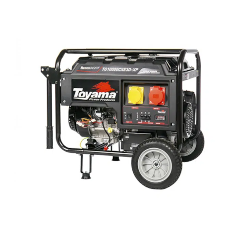 Gerador a Gasolina 10/11.25 KVA Trifásico 220V 4 Tempos Partida Elétrica/Manual TG10000CXE3D-XP TOYAMA-965e6e49-81e1-49da-8912-82c1be887d9c