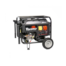 Gerador a Gasolina 10/11.25 KVA Trifásico 220V 4 Tempos Partida Elétrica/Manual TG10000CXE3D-XP TOYAMA