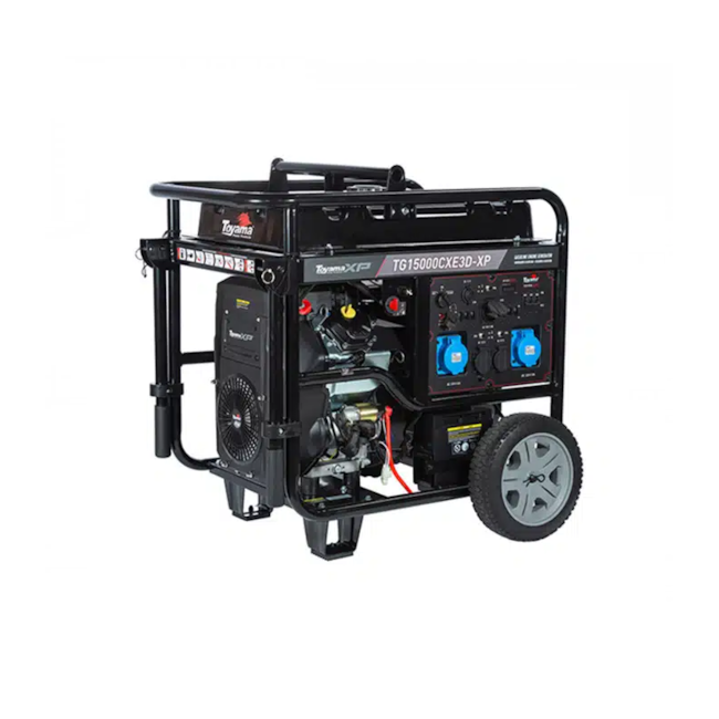 Gerador à Gasolina 17 KVA Trifásico 4 Tempos Partida Elétrica 220V TG15000CXE3D-XP TOYAMA-c2410292-2823-4486-bc98-c2240562c825