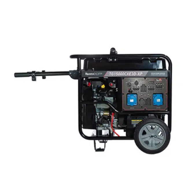 Gerador à Gasolina 17 KVA Trifásico 4 Tempos Partida Elétrica 220V TG15000CXE3D-XP TOYAMA-be7442b8-d4b8-4e94-9166-1202c1880d97
