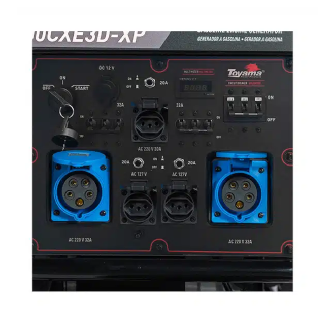 Gerador à Gasolina 17 KVA Trifásico 4 Tempos Partida Elétrica 220V TG15000CXE3D-XP TOYAMA-d95de06f-6691-436b-8818-48c1ad41c1eb