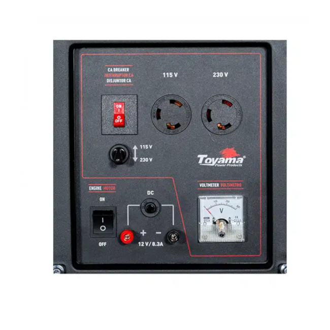 Gerador a Gasolina 2.2/2.5 KVA Monofásico 110/220V 4 Tempos Partida Manual TG2800CX-XP TOYAMA-6be56df6-f0d7-4537-8959-af62328f00f6