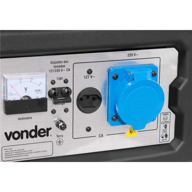Gerador a Gasolina 2.8/3.1 KVA 3.100W Monofásico 127V/220V GGV 3100 VONDER-448d1c99-0b03-4834-9379-fb99508e02bc