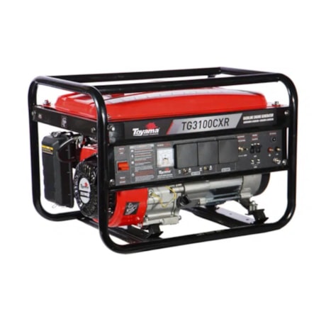 Gerador a Gasolina 3,1KVA 4 Tempos 110/220V Partida Manual/Elétrica TG3100CXR TOYAMA-69eb4899-c9bb-40a1-ad6f-efda2ff144bc