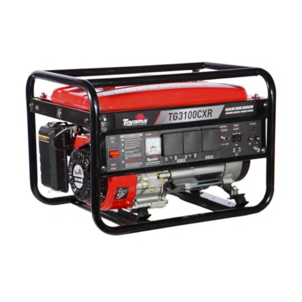 Gerador a Gasolina 3,1KVA 4 Tempos 110/220V Partida Manual/Elétrica TG3100CXR TOYAMA-2b97f30f-d5db-40b8-89ea-a20976854597