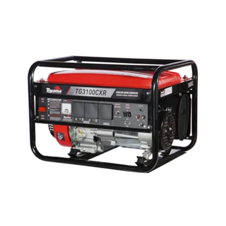 Gerador a Gasolina 3,1KVA 4 Tempos 110/220V Partida Manual/Elétrica TG3100CXR TOYAMA-c02125dc-37f1-43a2-9732-cb9584edff8f