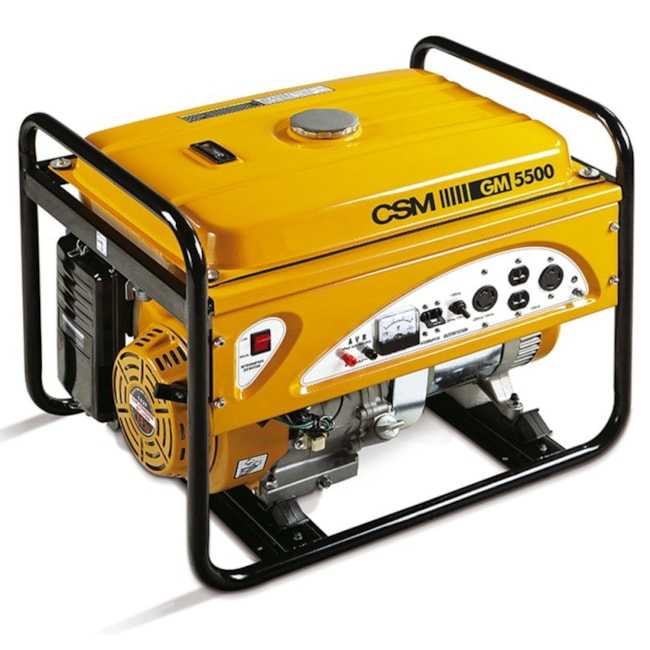 Gerador a Gasolina 5.000W 12V 4 Tempos 110V/220V GM 5500 CSM-ac34fba1-f62c-4ff2-9910-7d9596c06b08