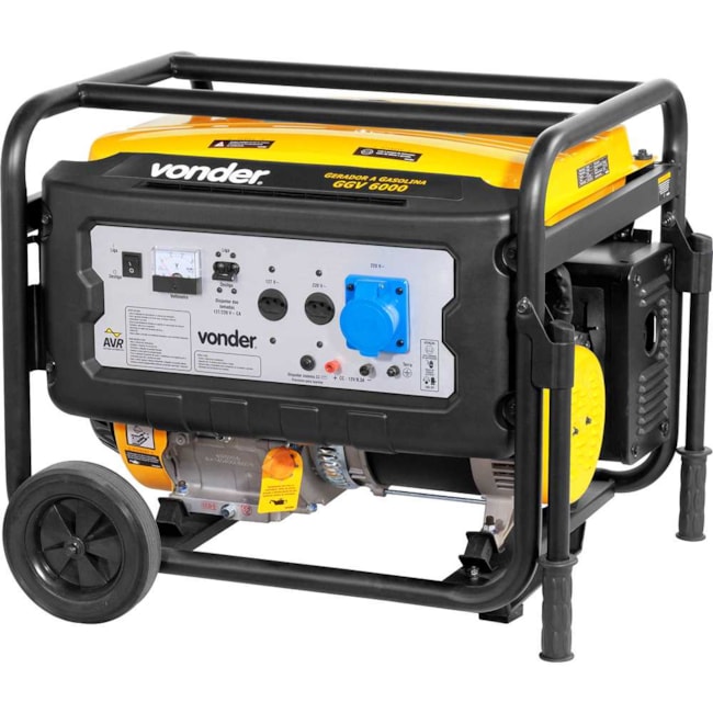 Gerador a Gasolina 5.5/6.0 KVA 6.000W Monofásico 127V/220V GGV 6000 VONDER-d841f964-924b-4b20-86d1-86a1cd9969fb