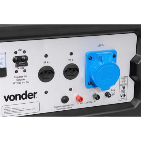 Gerador a Gasolina 5.5/6.0 KVA 6.000W Monofásico 127V/220V GGV 6000 VONDER-2df2a953-a3fd-4203-83e1-15888fd48e66