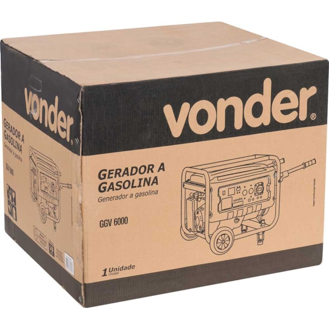 Gerador a Gasolina 5.5/6.0 KVA 6.000W Monofásico 127V/220V GGV 6000 VONDER-ae7c8639-e610-428b-81b5-722d39ec36c0