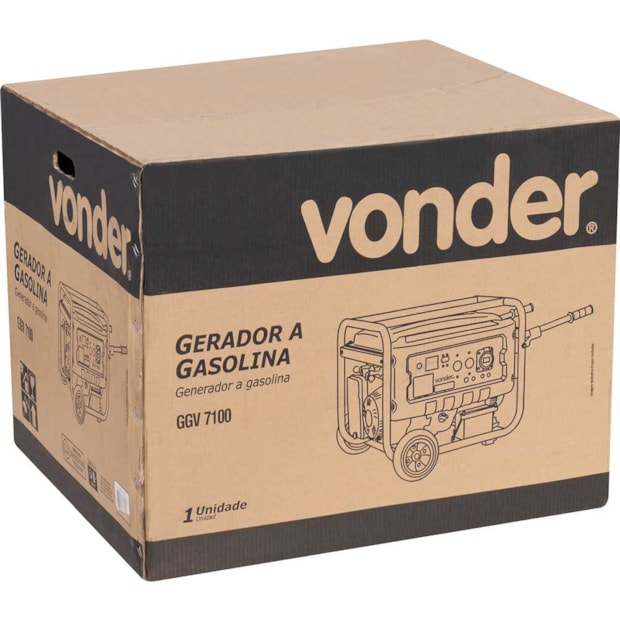 Gerador a Gasolina 6.5/7.1 KVA 7.100W Monofásico 127V/220V GGV 7100 VONDER-a8922510-97d8-4c9c-a304-d32e406c1aaf