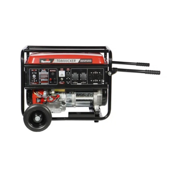 Gerador a Gasolina 7,2KVA 4 Tempos 110/220V Partida Manual/Elétrica TG8000CXER TOYAMA-2ee6c184-70cd-4def-b22d-cc7d476532bf