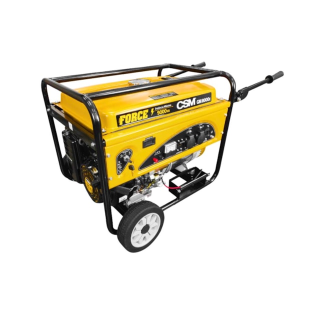 Gerador a Gasolina 9.000 Kva 15HP 4 Tempos Portátil com Rodas Pegador Retrátil 110V/220V 40144408 GM 8000E CSM-6c77c3ac-2ad8-419c-bac4-5d96e30ce811
