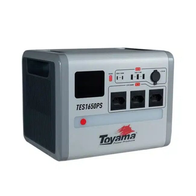 Gerador Bateria LiFePO4 Estação de Energia Portátil 1650W 60HZ Power Station 220V TES1650PS-220 TOYAMA-772acd19-8e8c-4c5a-a7e5-2b7bd926be67
