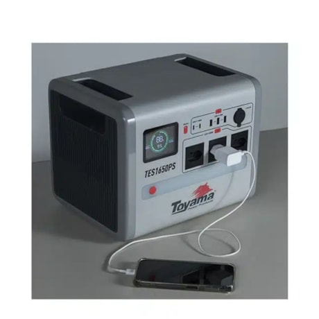 Gerador Bateria LiFePO4 Estação de Energia Portátil 1650W 60HZ Power Station 220V TES1650PS-220 TOYAMA-13ed8086-98a8-49ce-a751-8d8a5e58aa5a
