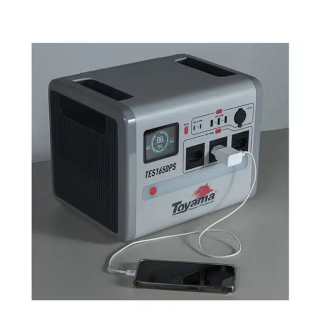 Gerador Bateria LiFePO4 Estação de Energia Portátil 1650W 60HZ Power Station 110V TES1650PS-110 TOYAMA-20b3c914-edbd-49d3-a7c3-aa2b978465af