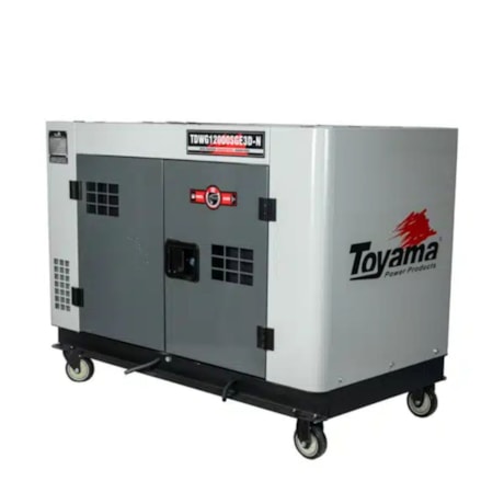 Gerador Diesel 11.0/12.5 KVA Trifásico 4T Partida Elétrica Cabinado TDWG12000SGE3 TOYAMA-594acb16-6baf-45e9-8f98-18bc28cff69f