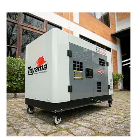Gerador Diesel 11.0/12.5 KVA Trifásico 4T Partida Elétrica Cabinado TDWG12000SGE3 TOYAMA-86046ef7-81ab-4fbe-a3f0-bdb59bc19939