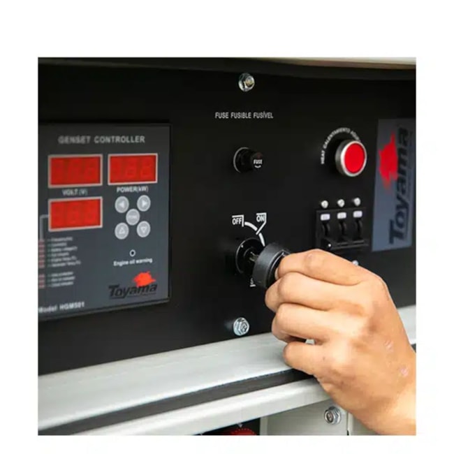 Gerador Diesel 11.0/12.5 KVA Trifásico 4T Partida Elétrica Cabinado TDWG12000SGE3 TOYAMA-648e6203-53fd-4fa8-a7b7-356519fa7439