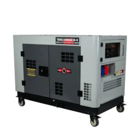 Gerador Diesel 11.0/12.5 KVA Trifásico 4T Partida Elétrica Cabinado TDWG12000SGE3 TOYAMA