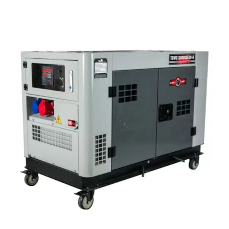 Gerador Diesel 11.0/12.5 KVA Trifásico 4T Partida Elétrica Cabinado TDWG12000SGE3 TOYAMA-954c4578-619e-496c-b223-7f62a1eb5045