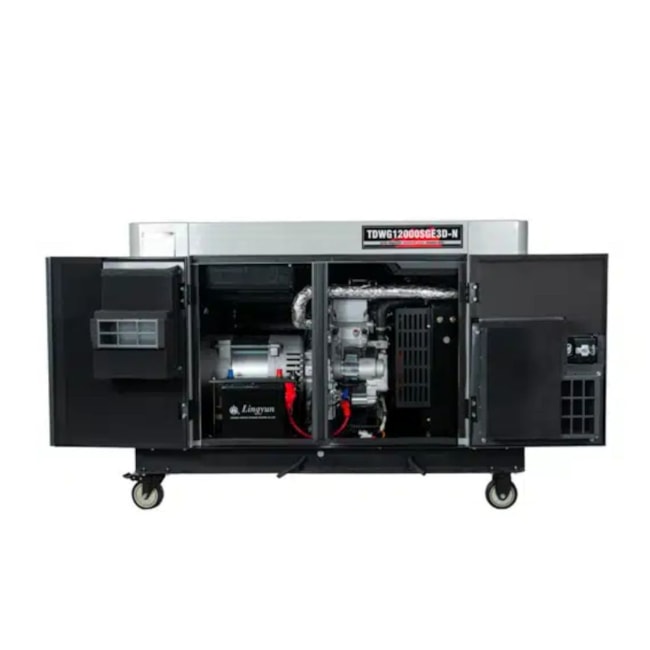 Gerador Diesel 11.0/12.5 KVA Trifásico 4T Partida Elétrica Cabinado TDWG12000SGE3 TOYAMA-f1ffe699-377d-49d8-8235-f272f99b6b6c