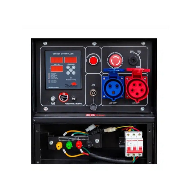 Gerador Diesel 11.0/12.5 KVA Trifásico 4T Partida Elétrica TDWG12000CXE3 TOYAMA-bfaa207c-1efe-4fca-b6f8-af78d3c8e1f5