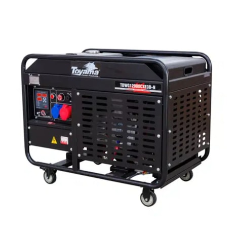 Gerador Diesel 11.0/12.5 KVA Trifásico 4T Partida Elétrica TDWG12000CXE3 TOYAMA-47329558-4c84-47ff-8200-3c69795e9170