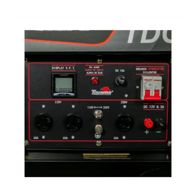 Gerador Diesel 2.0/2.2 KVA Monofásico 110/220V 4T Partida Manual TDG2500XP TOYAMA-9b6d3315-5d70-471b-a284-7aed87ad60bc