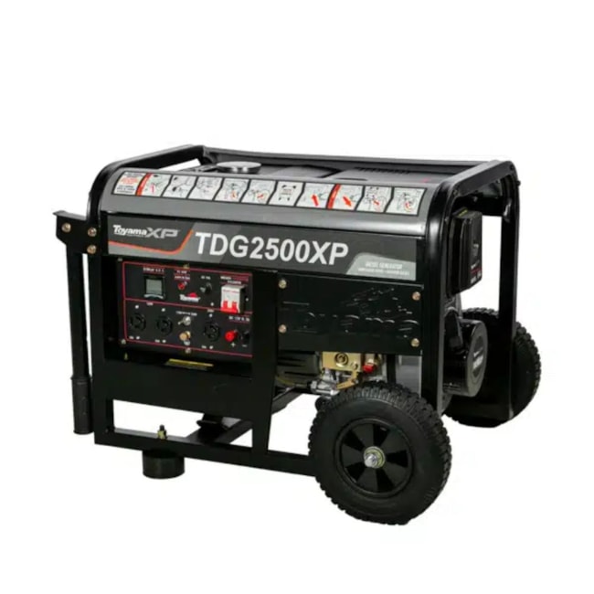 Gerador Diesel 2.0/2.2 KVA Monofásico 110/220V 4T Partida Manual TDG2500XP TOYAMA-64ac622d-9a08-4114-82c1-3e45139adf8c